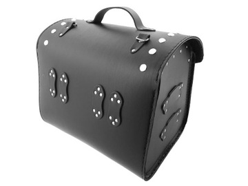 КОЖАНЫЙ ЗАДНИЙ ЯЩИК ДЛЯ ЧОППЕРА 22 Л CLASSIC CLASSIC