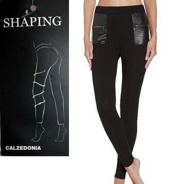 CALZEDONIA Legginsy Wyszczuplające SHAPING S/36