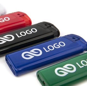 ZAPALNICZKA ZAPALNICZKI REKLAMOWE Z NADRUKIEM UV Z LOGO PIEZO UV 100 SZT