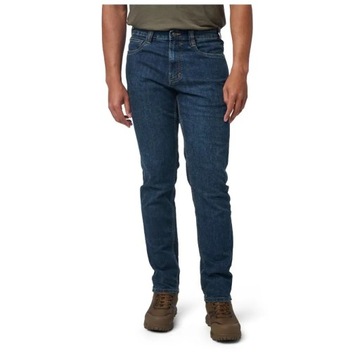 5.11 Tactical - Spodnie Defender-flex Slim Jeans - Indigo - rozm. 35x32