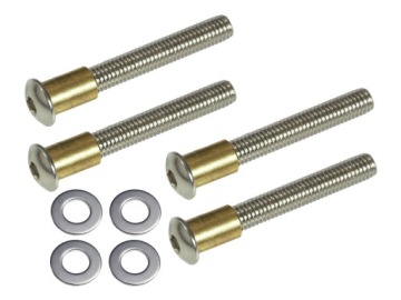 Кронштейны для крепления паньеров хром для HONDA VT 1100 C2 ACE SHADOW / 11 см