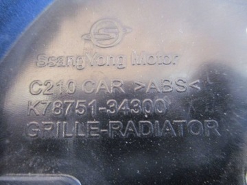 SSANGYONG OE K78751-34300 MASKA MŘÍŽKA SSANG YONG