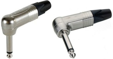 NP2RX złącze jack mono kątowe niklowane (TS) 6,3 mm-1/4' Neutrik