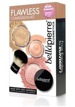 BELLAPIERRE zestaw mineralny puder róż korektor