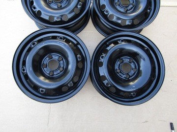 4× DISK OCELOVÝ SKODA OE VW POLO IV OD 2001R- / FABIA II 2007R- 6.0" X 15" 5X100 ET 43
