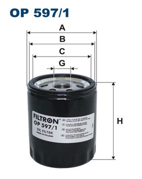 ФИЛЬТР МАСЛА FILTRON FIL OP597/1 