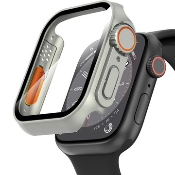 КОРПУС 2в1 + СТЕКЛО ДЛЯ APPLE WATCH 4/5/6/7/8/9/SE 40/41/44/45ММ ЦВЕТА