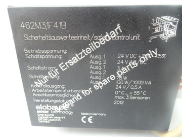 РЕЛЕ КОНТРОЛЛЕРА HANDTMANN ELOBAU 462M31F41B 462M31F 41B