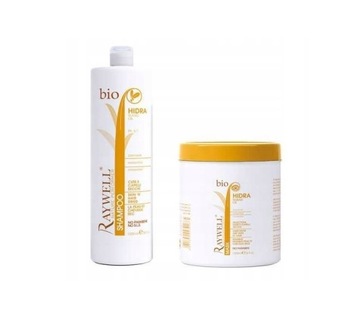 Raywell BIO HIDRA Zestaw nawilżający Szampon + maska 2 x 1000ml