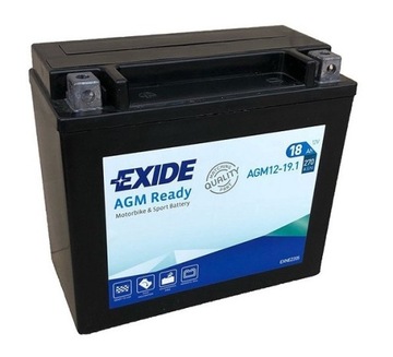Akumulator EXIDE AGM Ready 12V 18Ah 270A AGM12-19.1 motocykl skuter