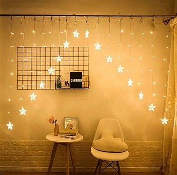 ПОДВЕСНЫЕ ЛАМПЫ СВЕТОДИОДНОЕ ОСВЕЩЕНИЕ ШТОР ГИРЛАНД ЗВЕЗДЫ ПИРАМИДА ICILS 136