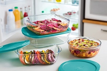 КОНТЕЙНЕР С КРЫШКОЙ 1,1 Л PYREX COOK STORE БИРЮЗОВЫЙ