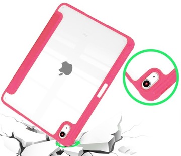 ПРОЗРАЧНЫЙ ЧЕХОЛ ДЛЯ APPLE IPAD 10,9 ДЮЙМА 10-ГО ПОКОЛЕНИЯ 2022 г. A2757 A2696 A2777 РОЗОВЫЙ