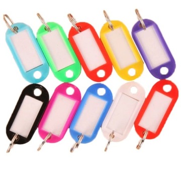 Брелки, бейдж, брелок, брелок, разноцветный, 100 шт.
