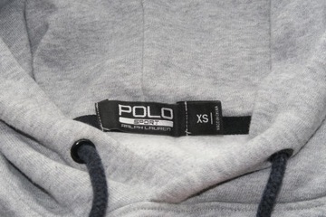Ralph Lauren hoodie bluza z kapturem szara xs/s