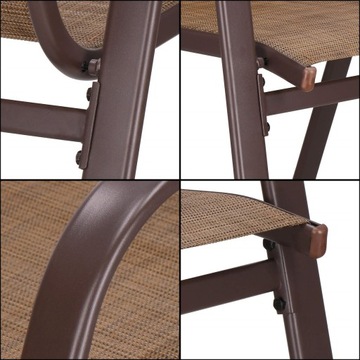 4x САДОВЫЙ СТУЛ, прочные СТУЛЬЯ, СТУЛЬЯ для террасы, балкона, террасы, металл