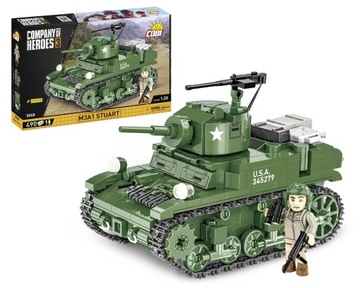 COBI 3048 M3A1 ТАНК СТЮАРТ КОМПАНИЯ ГЕРОЕВ 3