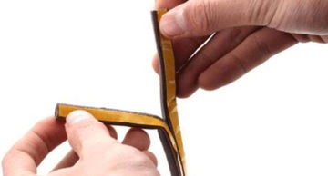 ПРОКЛАДКА РЕЗИНОВАЯ САМОКЛЕЯЩАЯСЯ, ВЕТРОЗАЩИТНАЯ, ВОДОНЕПРОНИЦАЕМАЯ ДЛЯ ОКОН 12М*9ММ