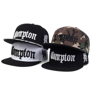 Męskie czapka bejsbolówka w stylu Hip-Hop mody Compton czapki z prostym