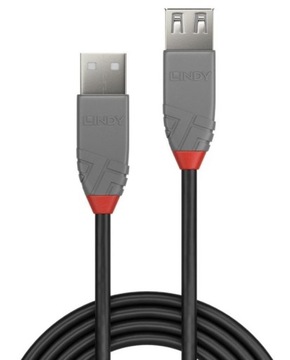 Удлинительный кабель USB 2.0, розетка A-A, 0,5 м 36701