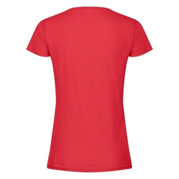 T-shirt damski koszulka bawełniana Fruit of The Loom ORIGINAL czerwona M