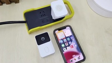 1 шт. Tuya 2,4 ГГц Wi-Fi видеодомофон с камерой, безопасность умного дома