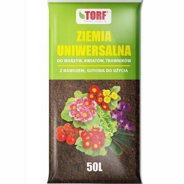 Ziemia Uniwersalna Do Kwiatów I Warzyw 50L