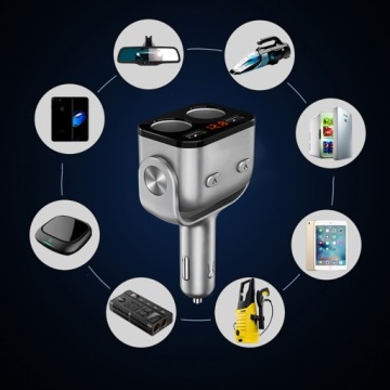 РАСПРЕДЕЛИТЕЛЬ ГНЕЗДА ПРИКУРИВАТЕЛЯ 12-24V USB QC PD