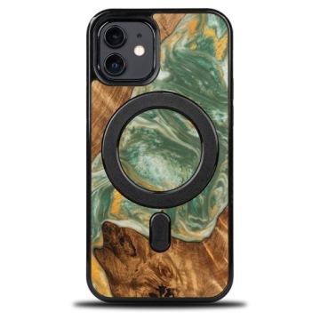 Pouzdro Bewood Unique pro iPhone 12/12 Pro 4 Živly Voda s MagSafe
