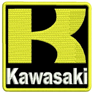 Нашивка KAWASAKI Аппликация Тюнинг Вышивка