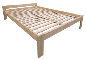 Łóżko MALMA DREWNIANE 160X200 + STELAŻ OD PRODUCENTA