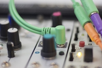 SPLITTER Y кабели угловые Eurorack Patch 3,5 мм Mono minijack 3 шт. 15 см