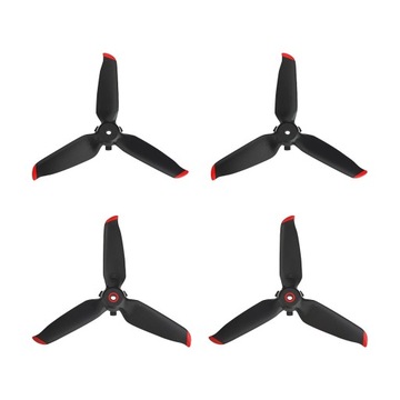 4 szt. Zamienne śmigła o niskim poziomie hałasu do czerwonych końcówek DJI RC Drone Quadcopter
