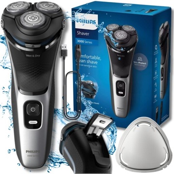 NIEZAWODNA GOLARKA MĘSKA PHILIPS ELEKTRYCZNA MASZYNKA GOLENIA BRODY TRYMER