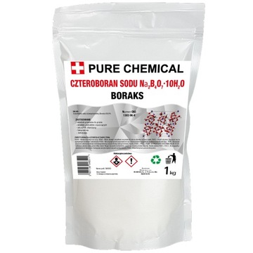 BORAKS CZYSTY BORAX CZTEROBORAN SODU czda 1kg