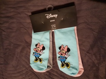 Skarpety damskie Disney- zestaw 3