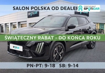 Peugeot 2008 II e-SUV Facelifting Elektryczny 50kWh 136KM 2024 Peugeot 2008 e-2008 50kWh Allure SalonPL Nowy Model Bogata Wersja Od Reki