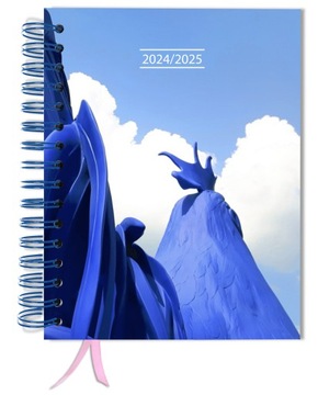 Kalendarz 2024-2025 dzienny A5+ terminarz książkowy planer dowolny miesiąc