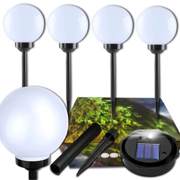 Lampa SOLARNA kula ogrodowa lampy solarne kule LED