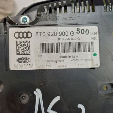 AUDI A5 3,0D PŘÍSTROJOVÁ DESKA BUDÍKY 8T0920900G MAGNETI MARELLI