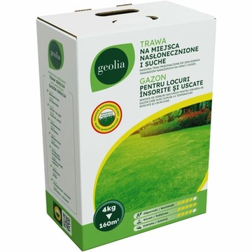 Nasiona trawy na miejsca nasłonecznione + mikoryza 4kg Geolia