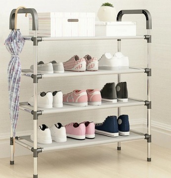 ПОЛКА ДЛЯ ОБУВИ ПОДСТАВКА КНИЖНЫЙ ШКАФ ПОЛКА 4 УРОВНЯ