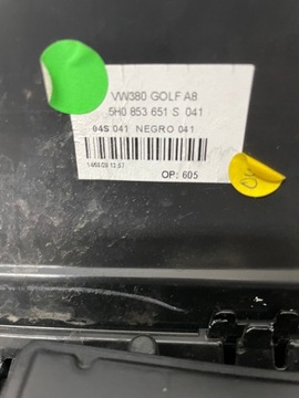 MASKA MŘÍŽKA LED VW GOLF VIII 8 5H0 5H0853651S