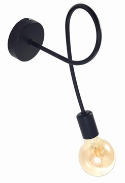 LOFT EDISON Настенный светильник с фигурной проволокой 1x E27