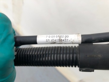 MAN TG3 EURO 6 PRZEWÓD RURKA WĄŻ ADBLUE 81154006437