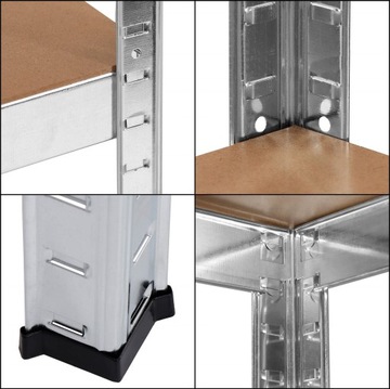 Мастерская мастерская металлическая склада с полками MDF 180x90x30 см.