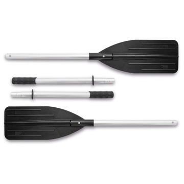 WIOSŁA ALUMINIOWE PODWÓJNE DO PONTONU ŁODZI DMUCHANEJ ZESTAW INTEX