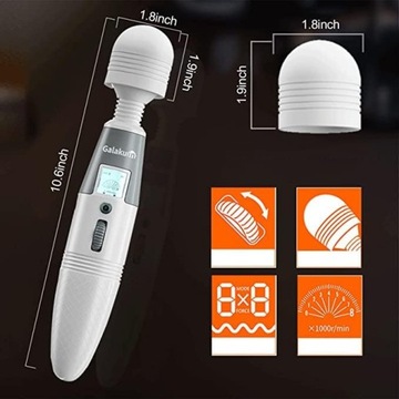 ЖЕНСКИЙ ВИБРАТОР-МАССАЖЕР ВИБРАТОР ДЛЯ МАСТУРБАЦИИ 8 СКОРОСТЕЙ 64 USB ВИБРАЦИИ