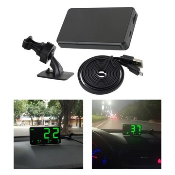 Цифровой автомобильный GPS-спидометр с дисплеем на лобовом стекле HUD подходит всем