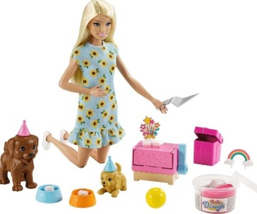 MATTEL LALKA BARBIE Z PIESKAMI PRZYJĘCIE PIESKÓW